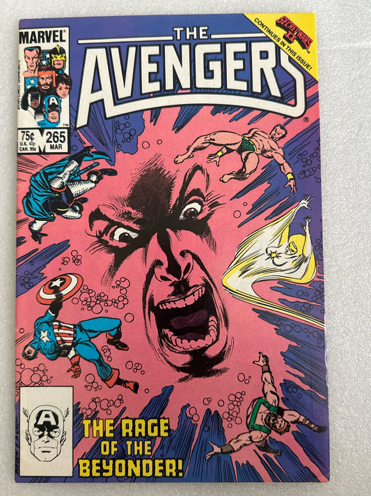 Avengers 265 Marvel 1986