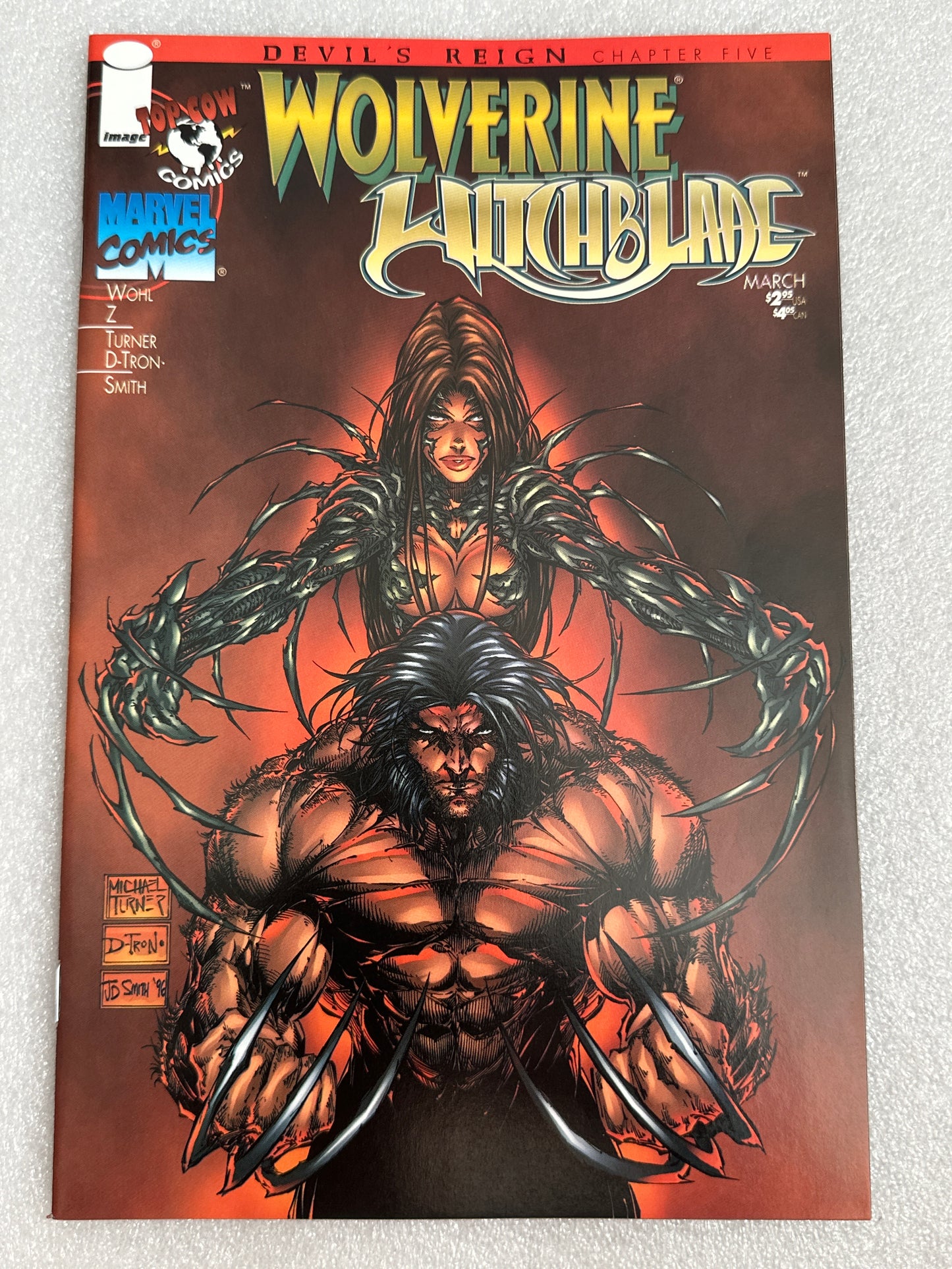 Wolverine Witchblade #1 Image / Marvel 1997