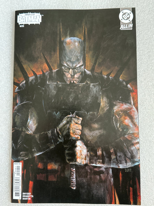 Absolute Batman #20 1:25 Simmonds Variant DC 2026