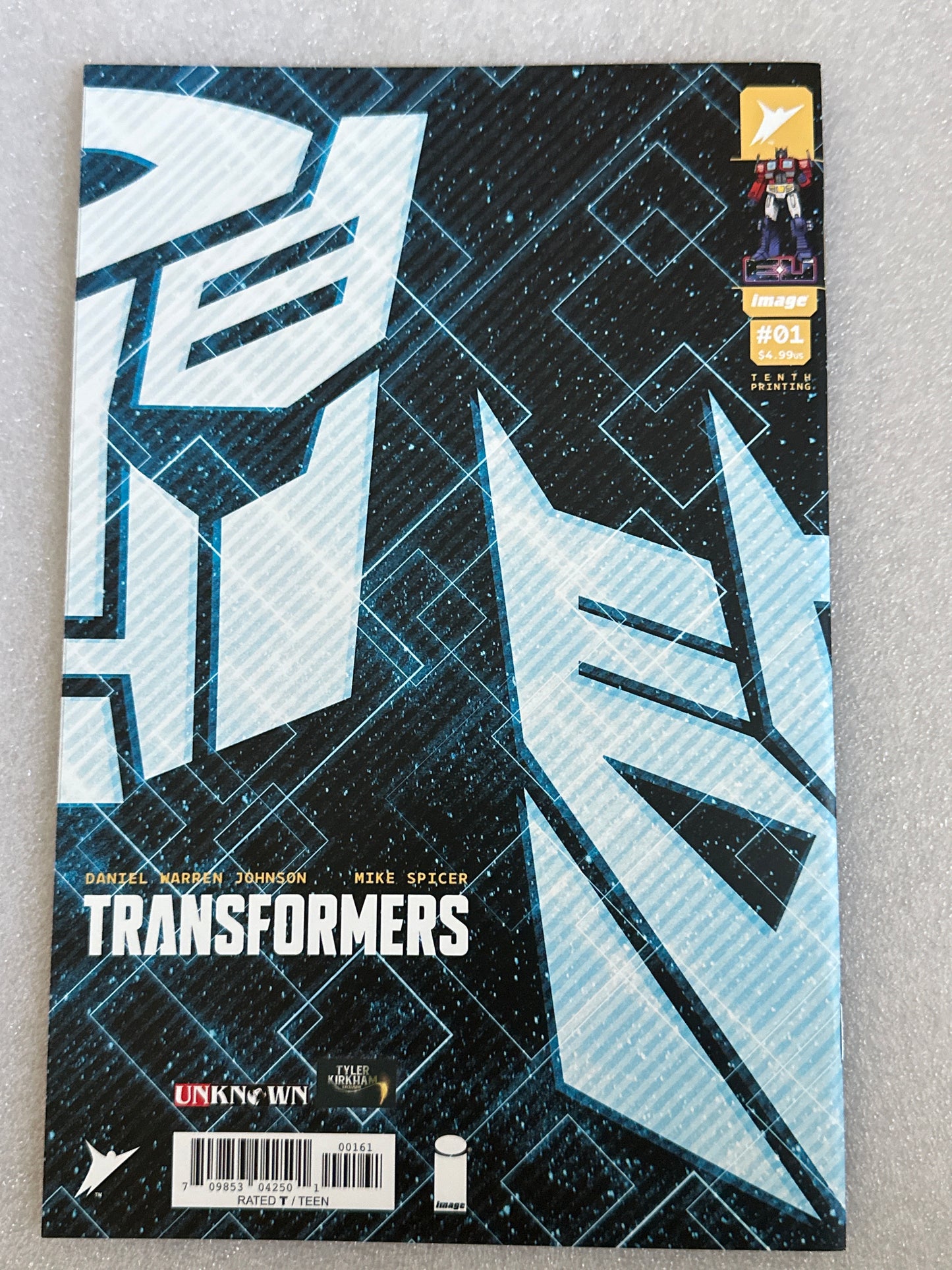 Transformers #1 10th Print Kirkham Variant Image 2024