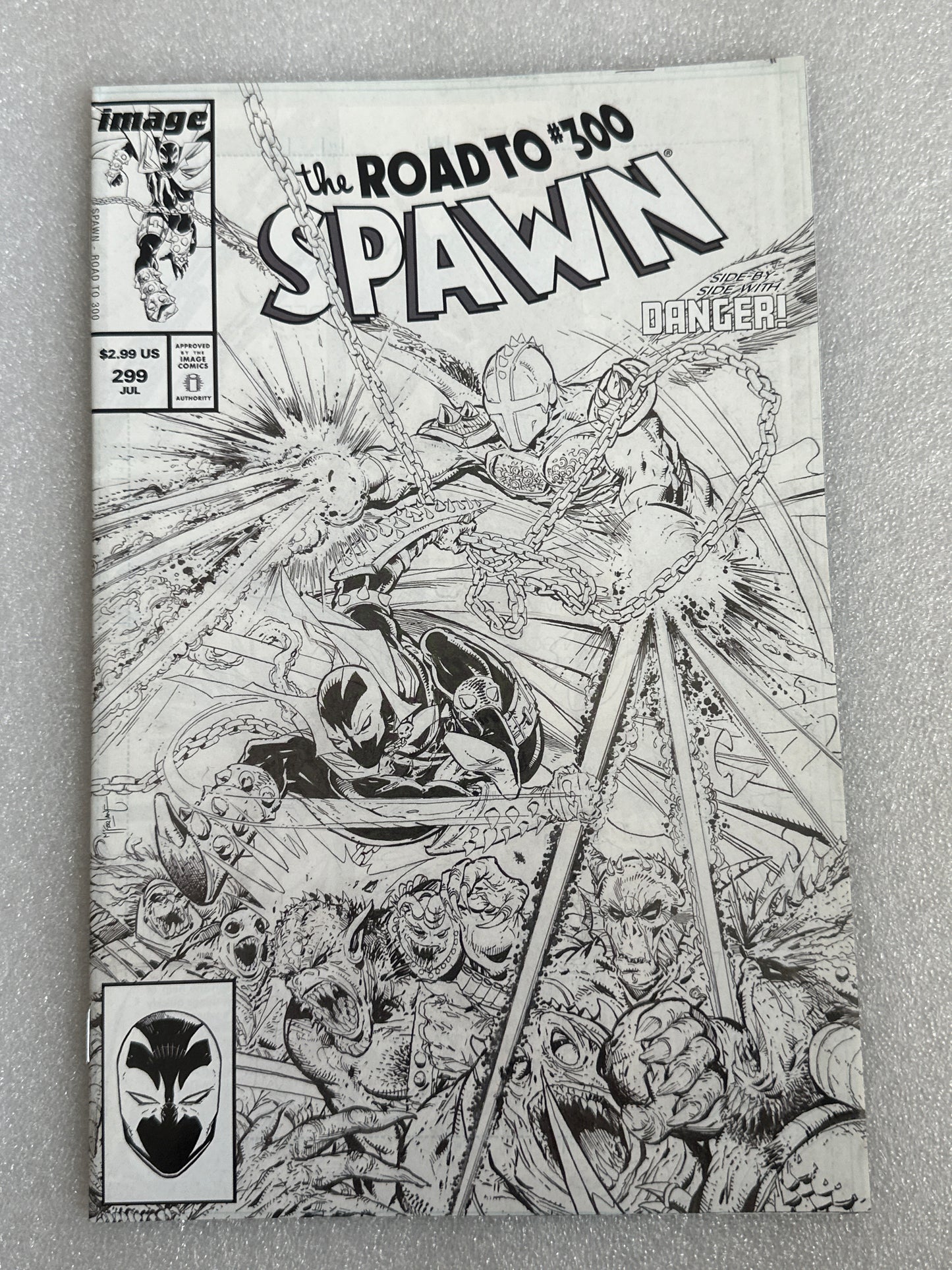 Spawn #299 B&W Variant Image Comics 2019