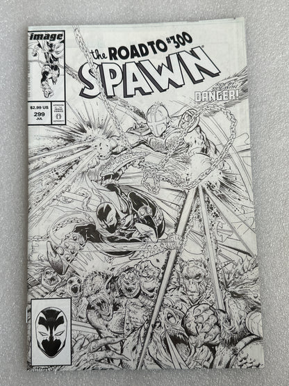 Spawn #299 B&W Variant Image Comics 2019