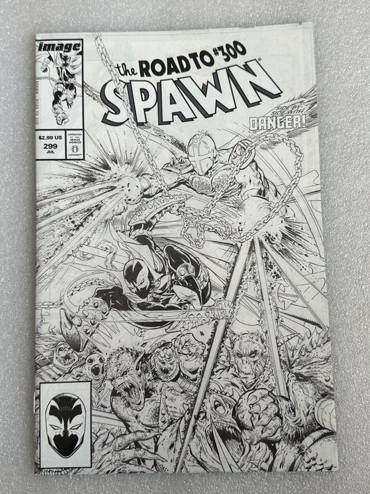 Spawn #299 B&W Variant Image Comics 2019