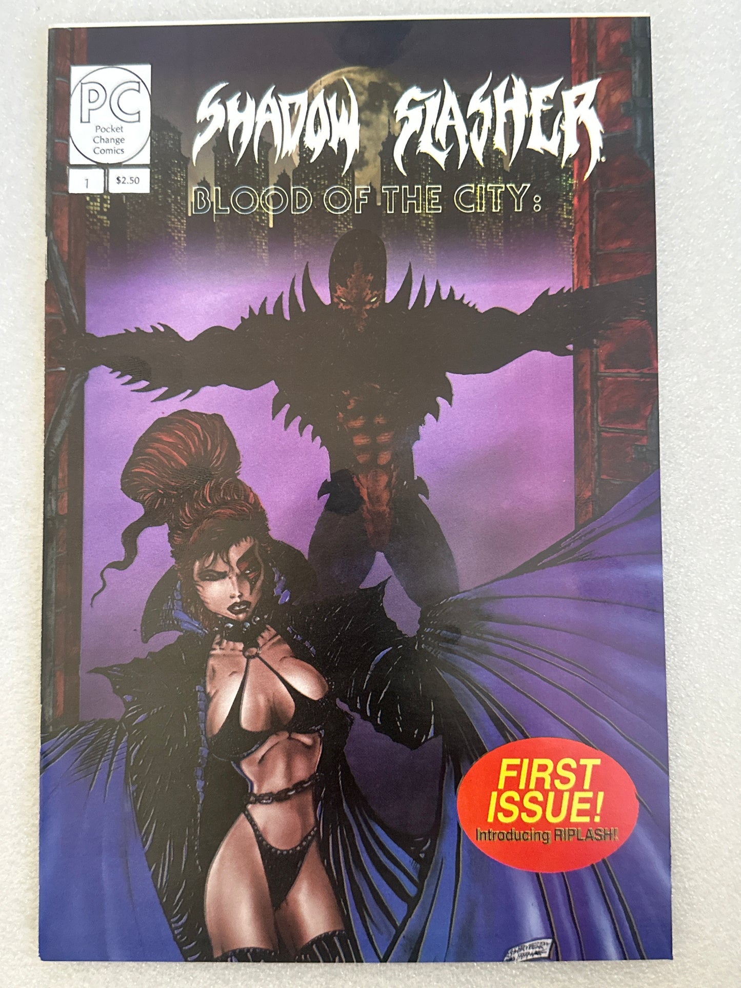 Shadow Slasher #1 Pocket Change Comics 1994