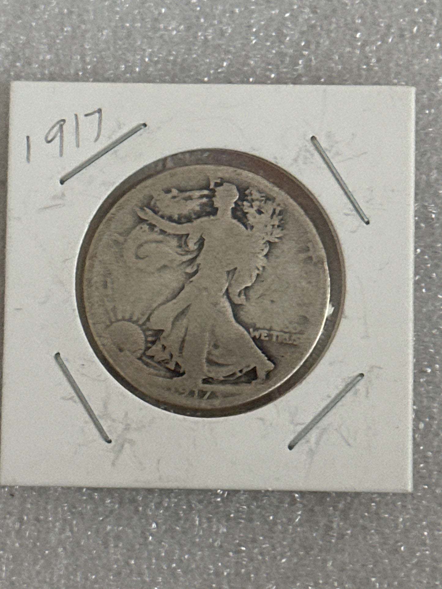 1917 Walking Liberty Silver Half Dollar