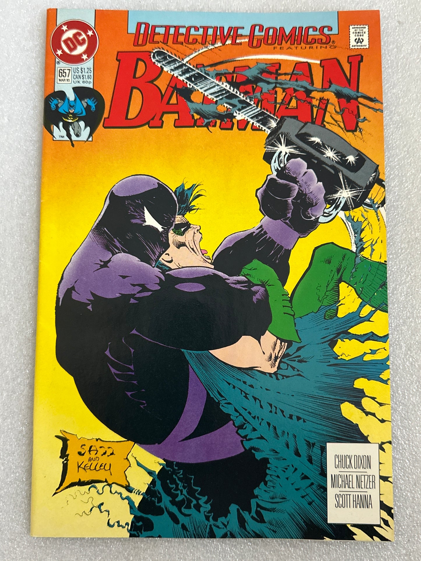 Detective Comics Batman #657 Keith & Kelley Cover DC 1993