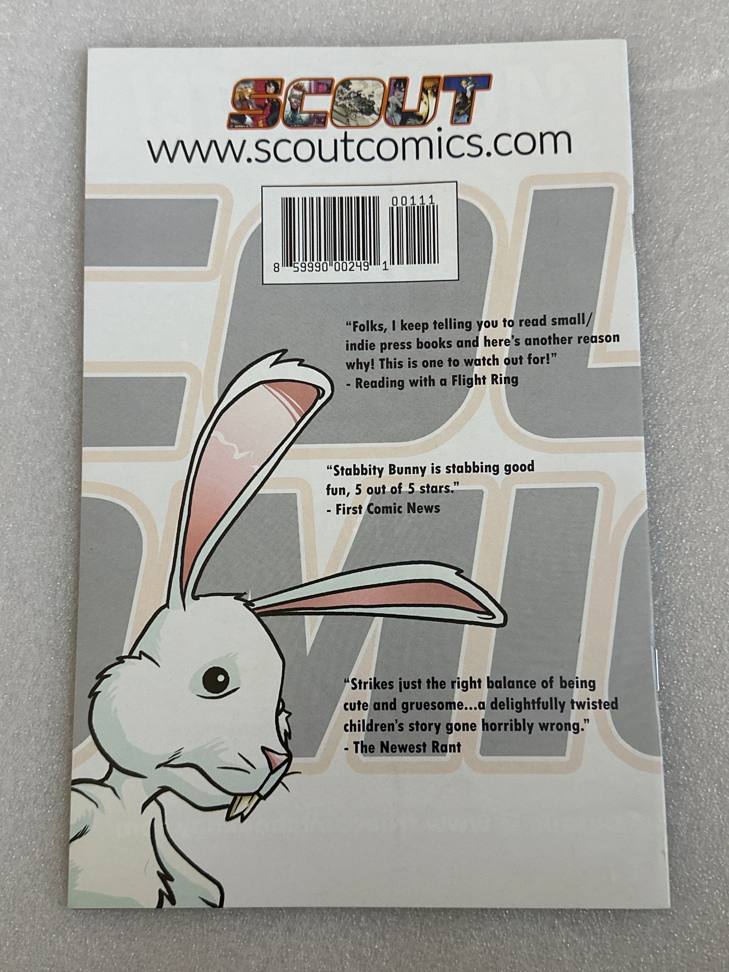 Stabbity Bunny #1 Scout Comics 2018