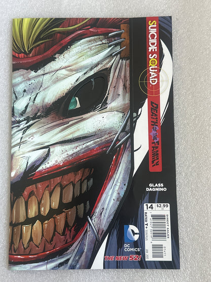 Suicide Squad #14 New 52 Die-Cut Cover Death of the Family DC 2013
