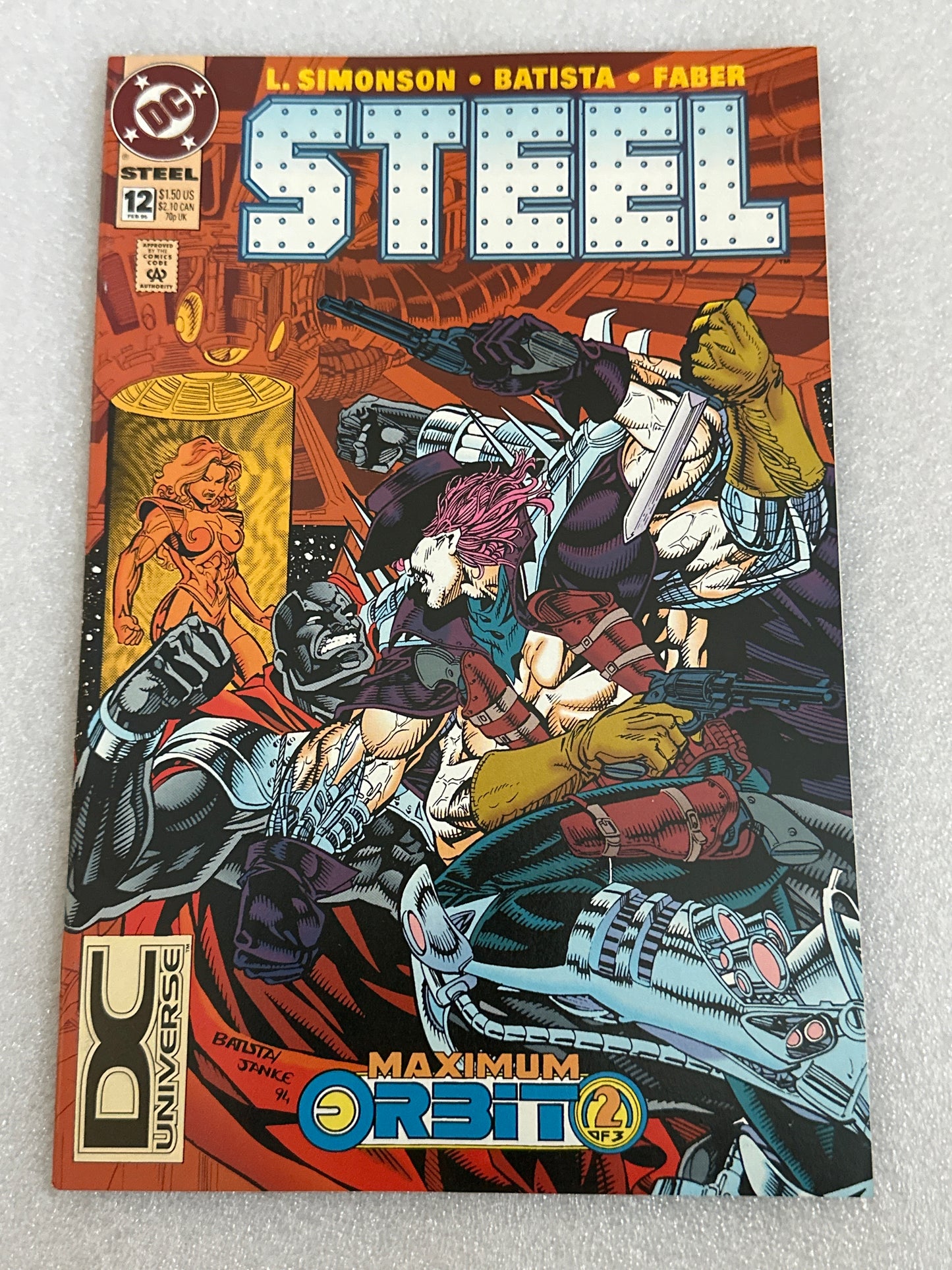 Steel #12 DCU Logo Variant DC 1995
