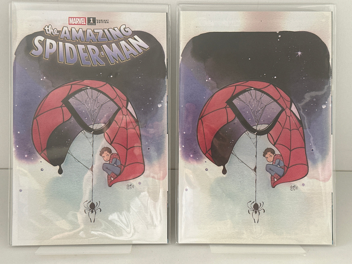 Amazing Spider-Man #1 Momoko Foil COA Variant Set #95/777 Marvel 2025