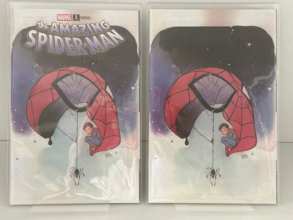 Amazing Spider-Man #1 Momoko Foil COA Variant Set #95/777 Marvel 2025