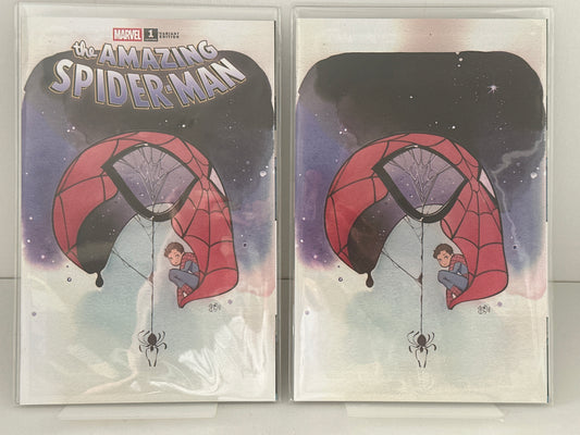Amazing Spider-Man #1 Momoko Foil COA Variant Set #95/777 Marvel 2025