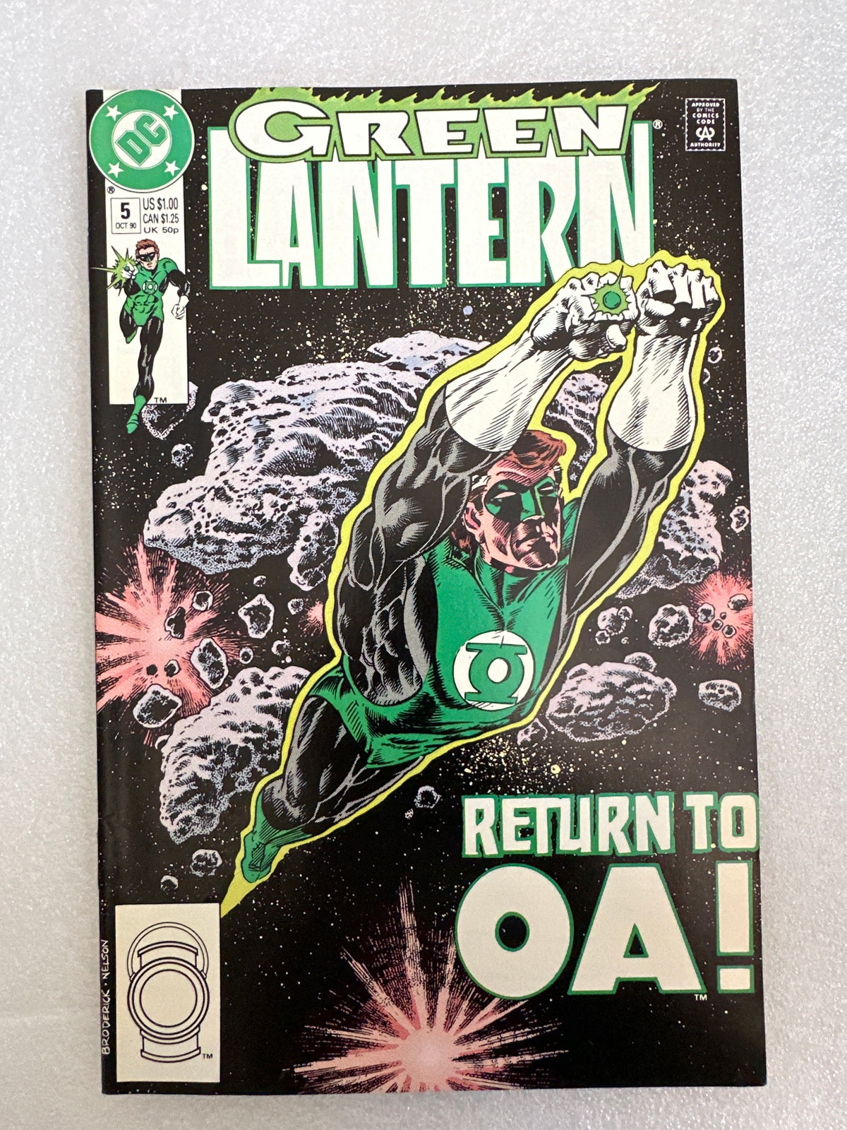 Green Lantern #5 DC 1990