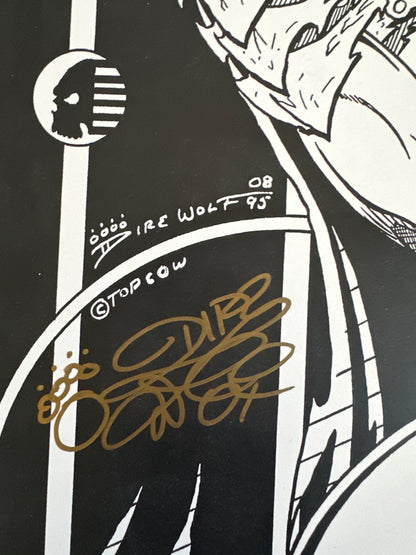 Witchblade Print by Dire Wolf Signed 2008