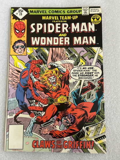 Marvel Team-Up Featuring Spider-Man & Wonder Man #78 Marvel 1979