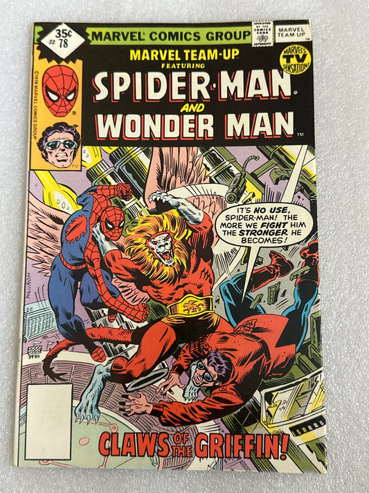 Marvel Team-Up Featuring Spider-Man & Wonder Man #78 Marvel 1979