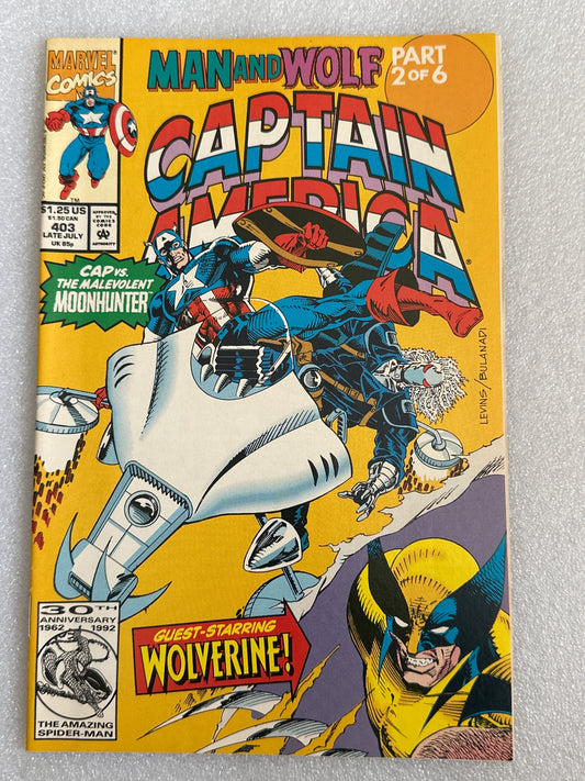 Captain America #403 Marvel 1992