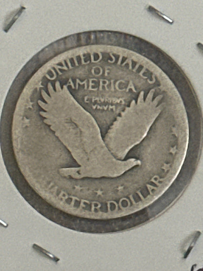 1921 standing liberty silver quarter