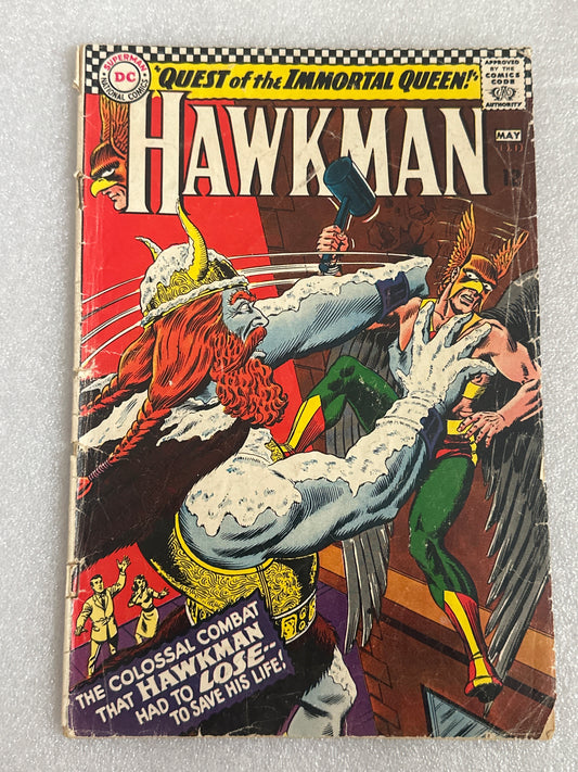 Hawkman #13 DC 1966 Low Grade