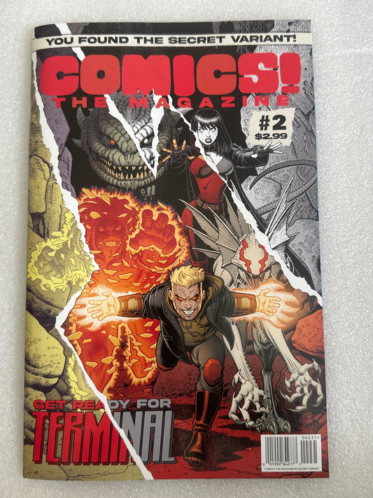Comics! The Magazine #2 Secret Terminal Variant Prana DM LLC 2026