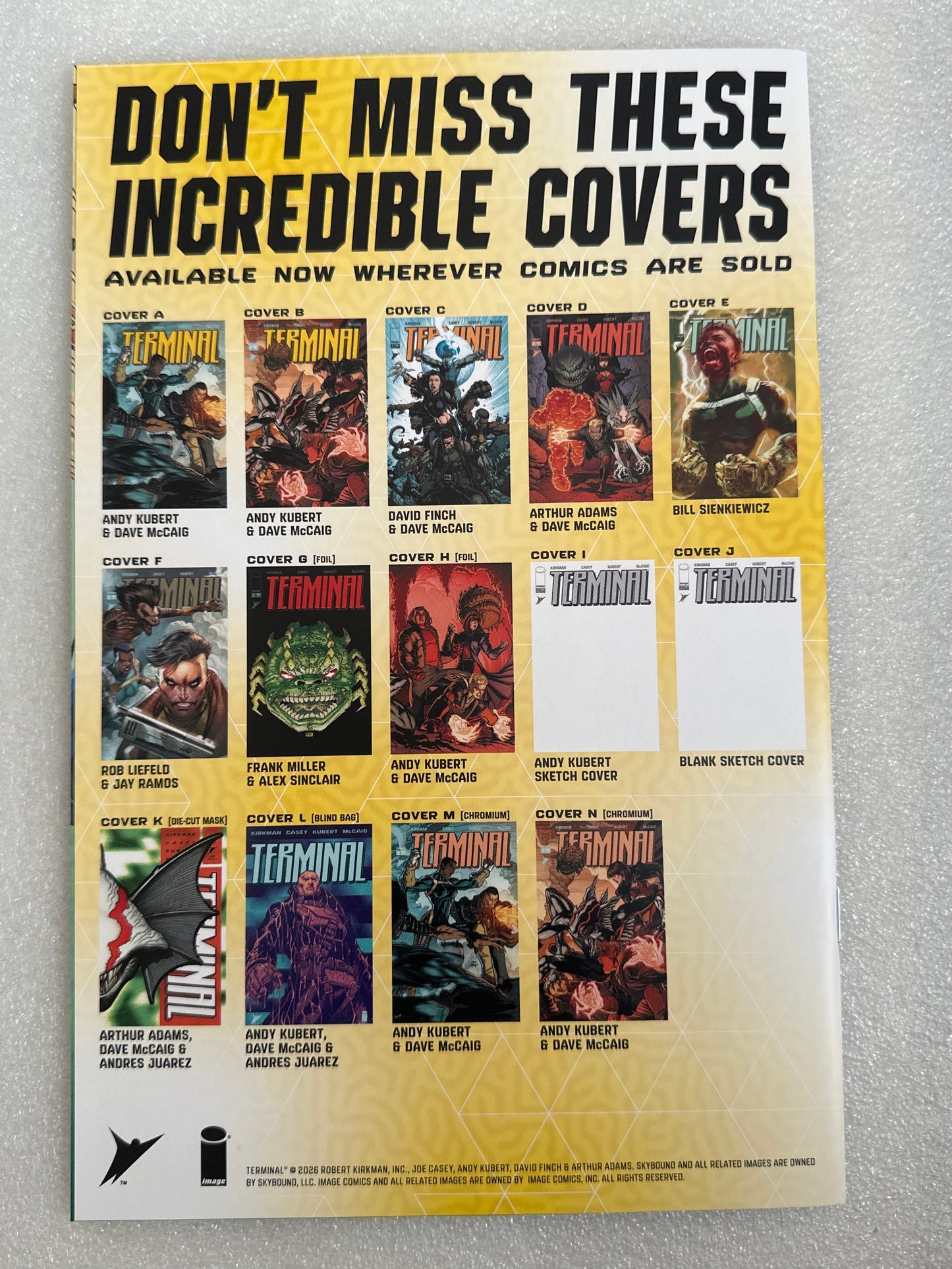 Terminal #1 1:25 Sienkiewicz Cover E Image 2026
