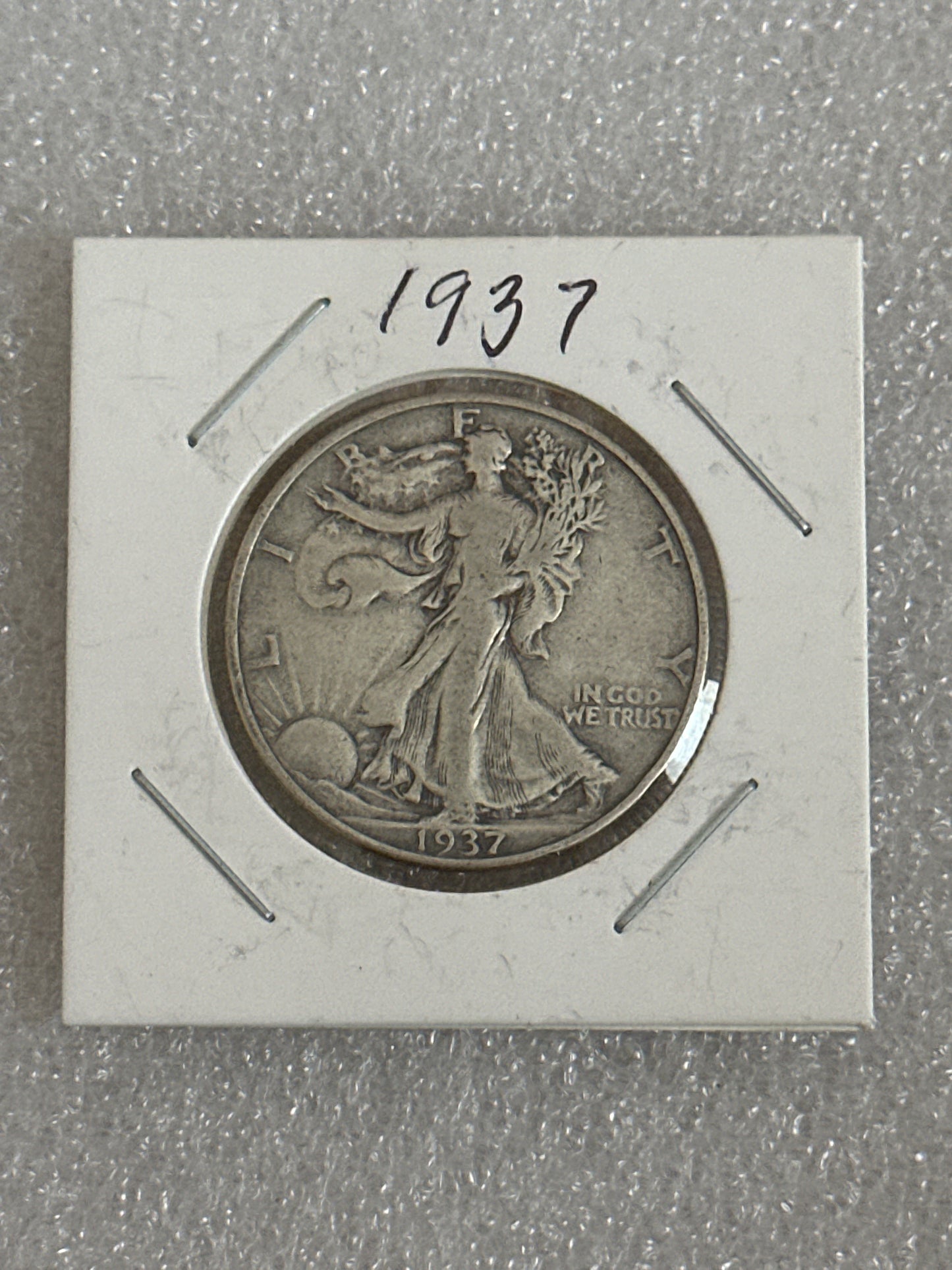 1937 Walking Liberty Silver Half Dollar