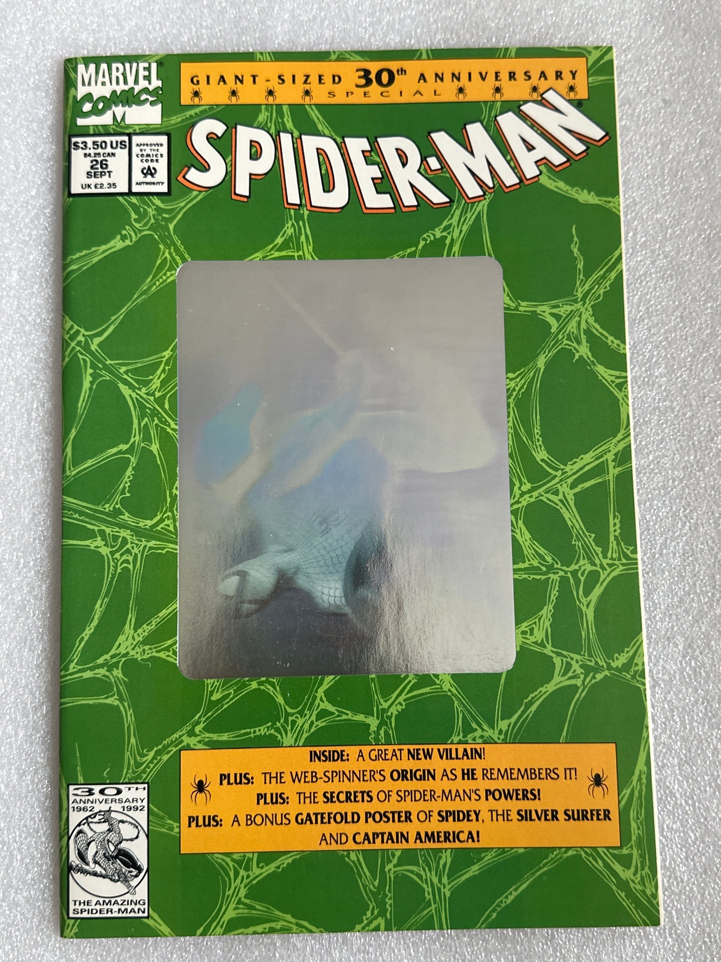 Spider-Man #26 Hologram Marvel 1992