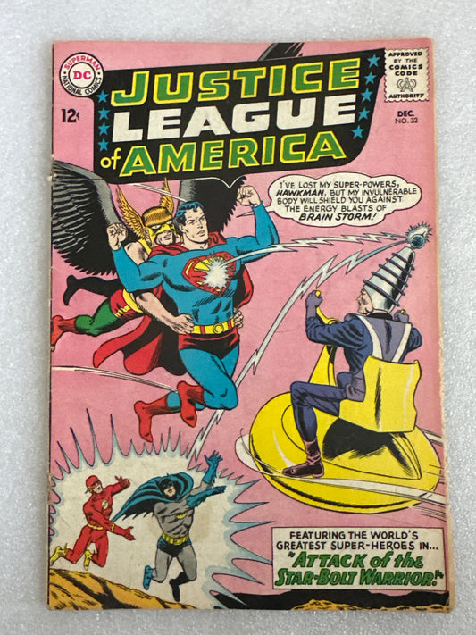 Justice League of America #32 DC 1964 (detached cover)
