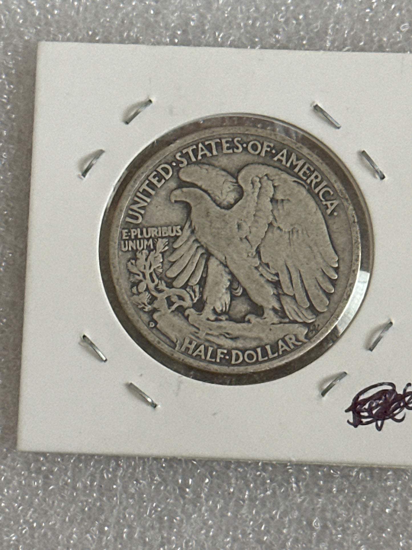 1942 D Walking Liberty Silver Half Dollar