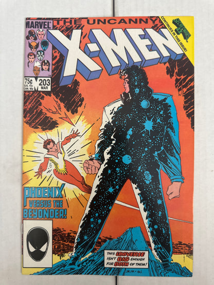 The Uncanny X-Men #203 Direct Marvel 1986