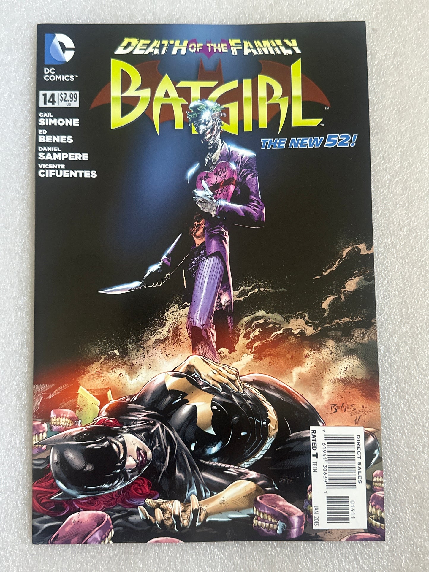 Batgirl #14 New 52 Death of the Family DC 2013