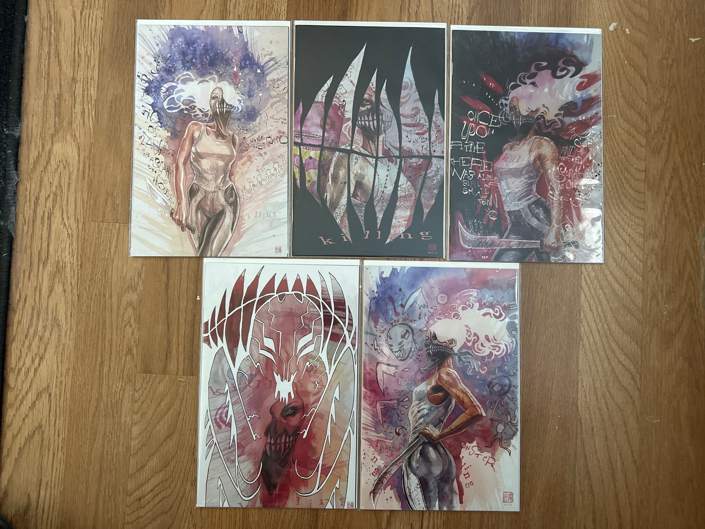 Something is Killing the Children #1-25 David Mack Virgin Variant Cover Set plus #25 ComicTom Variant Boom! 2022
