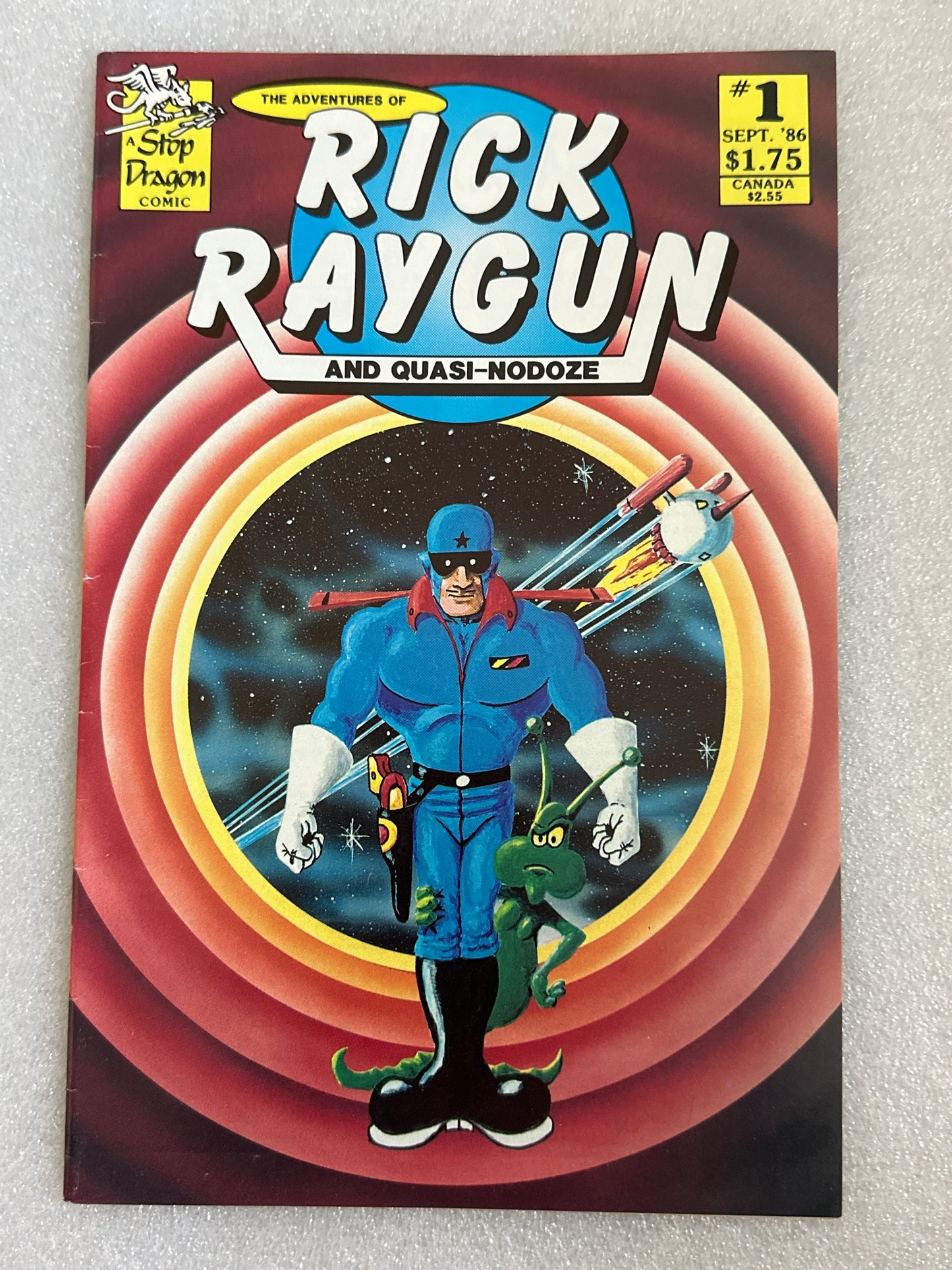Adventures of Rick Raygun #1 Stop Dragon Comics 1986