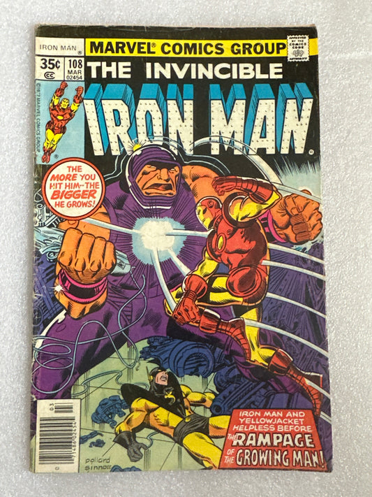 The Invincible Iron Man #108 Marvel 1978
