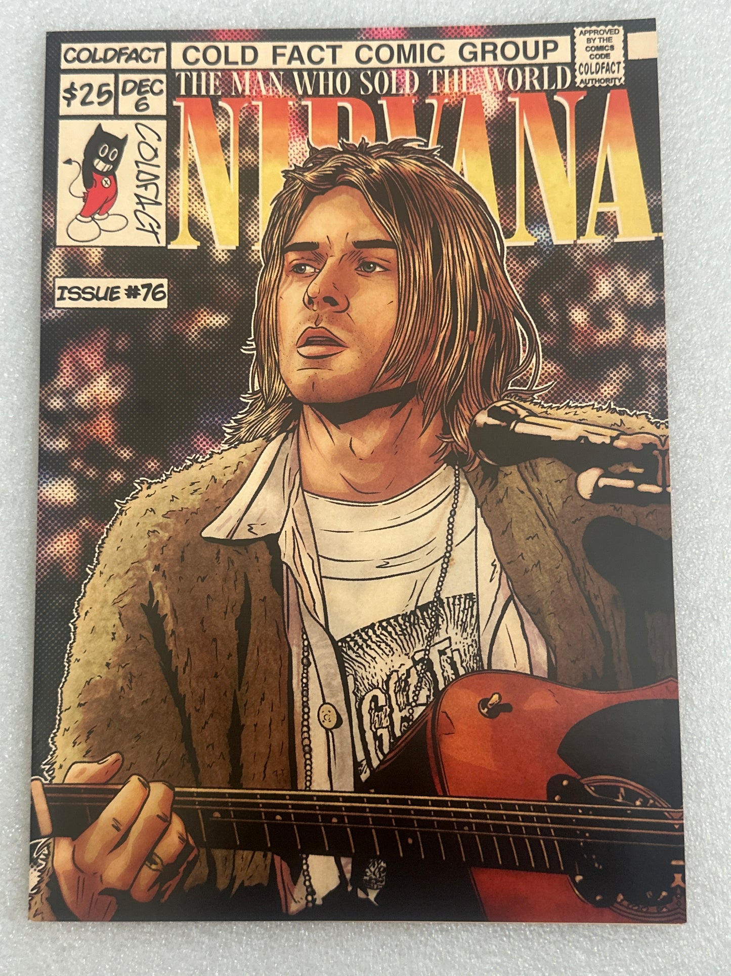 The Man Who Sold The World #76 Dec 6 Nirvana Cold Fact Comic
