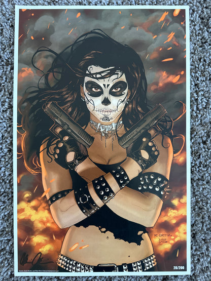 La Muerta Print by R. Ortiz Signed by Brian Pudilo #28/200