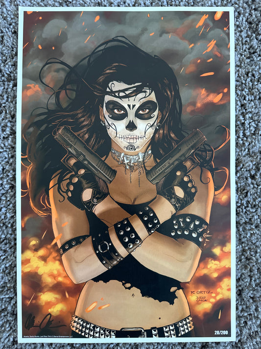 La Muerta Print by R. Ortiz Signed by Brian Pudilo #28/200