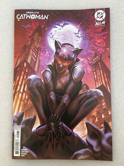 Absolute Catwoman #1 1:25 Manahanini Variant DC 2026
