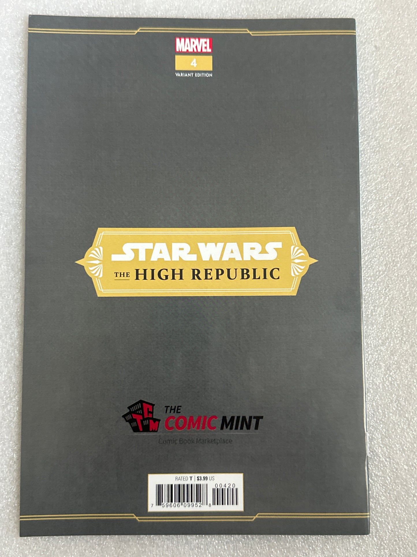 Star Wars The High Republic #4 The Comic Mint Variant Marvel 2021