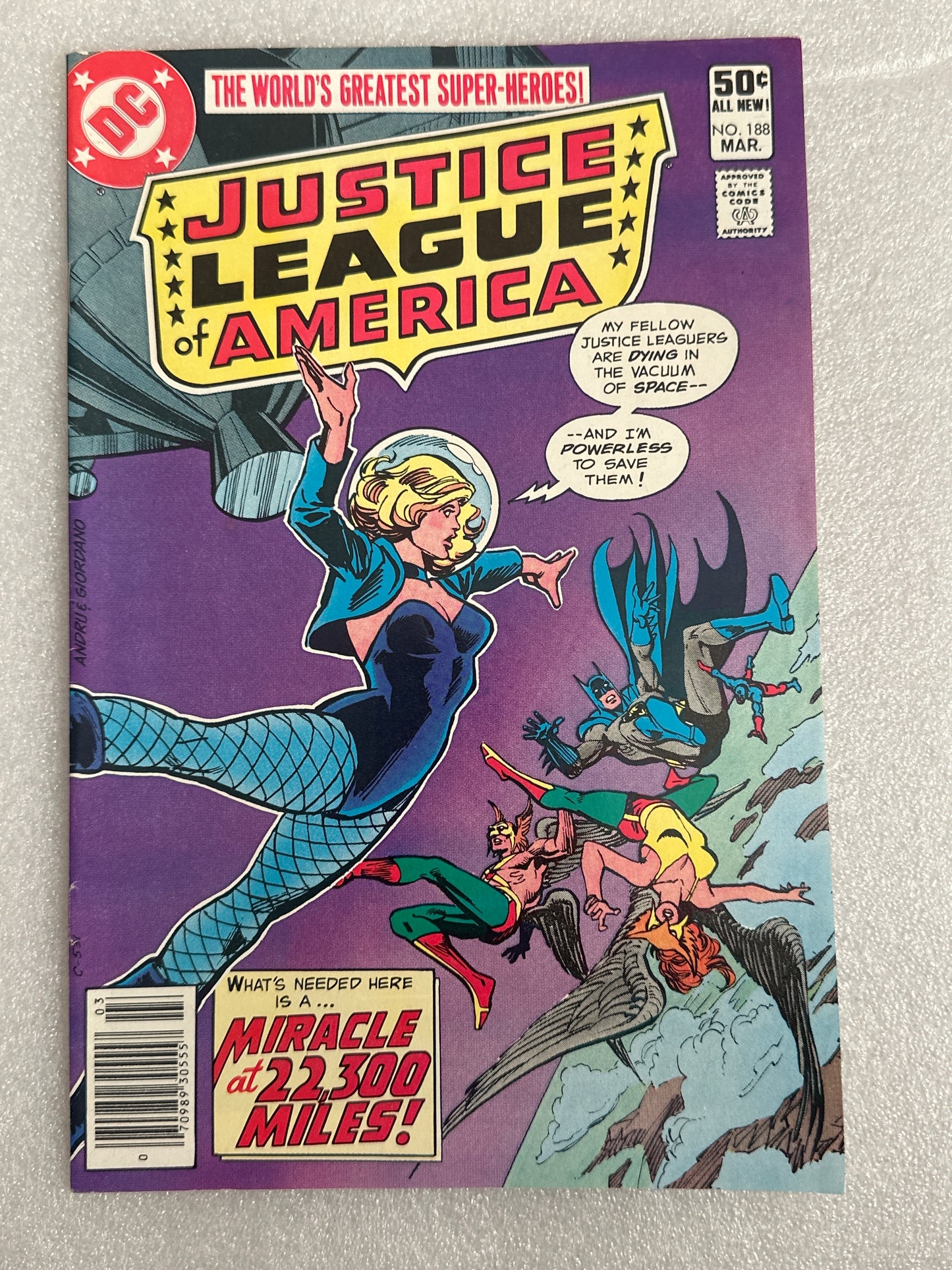Justice League of America #188 DC 1981