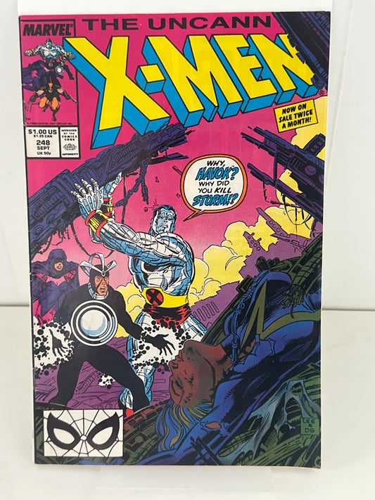 Uncanny X-Men 248 Marvel 1989