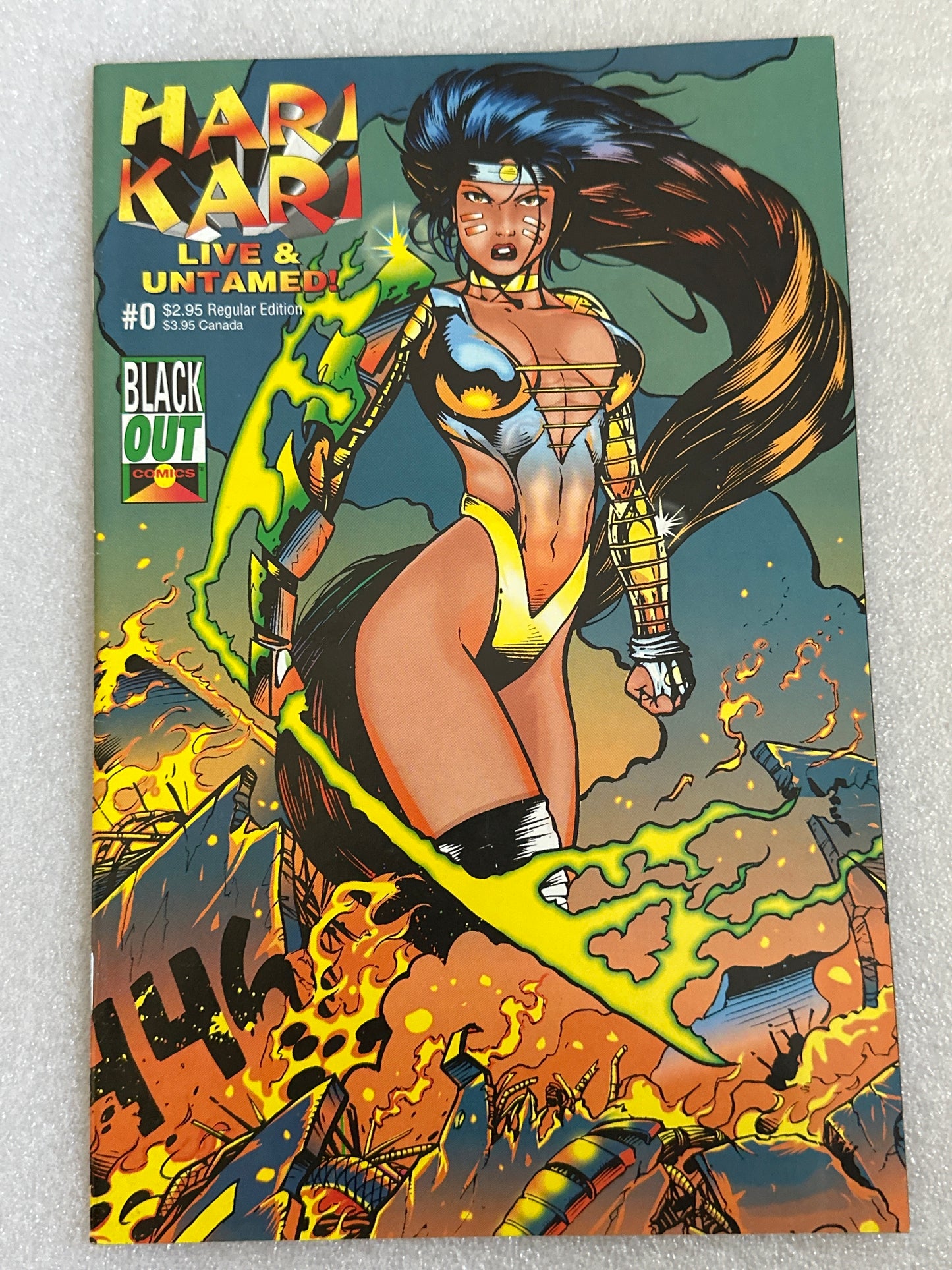 Hari Kari Live & Untamed #1 Black Out Comics 1996