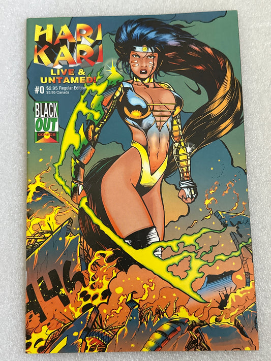 Hari Kari Live & Untamed #1 Black Out Comics 1996