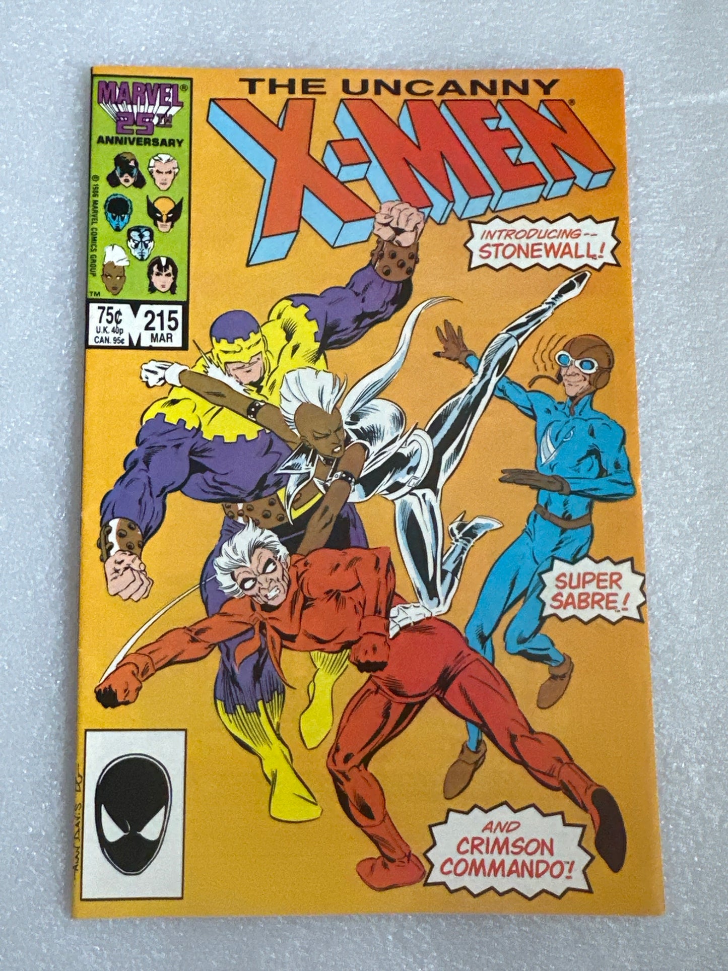 The Uncanny X-Men #215 Marvel 1987