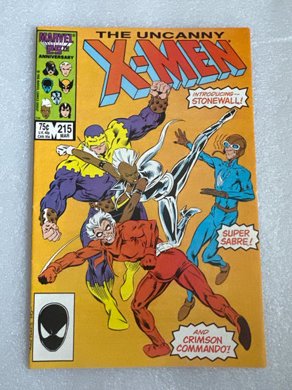 The Uncanny X-Men #215 Marvel 1987