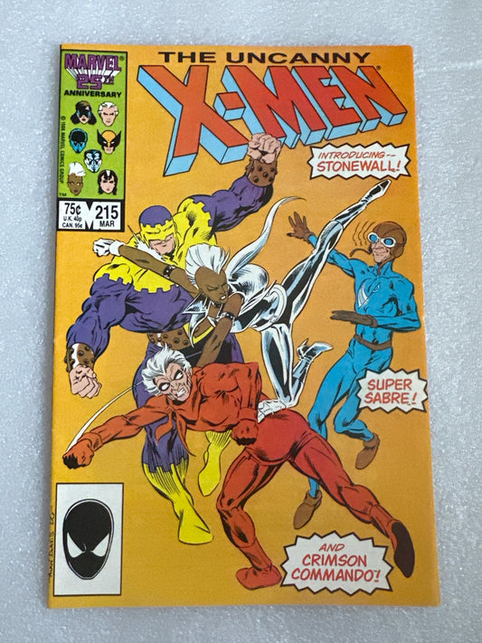 The Uncanny X-Men #215 Marvel 1987