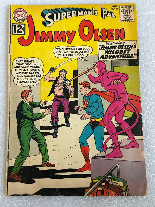 Superman's Pal Jimmy Olsen #61 DC 1962
