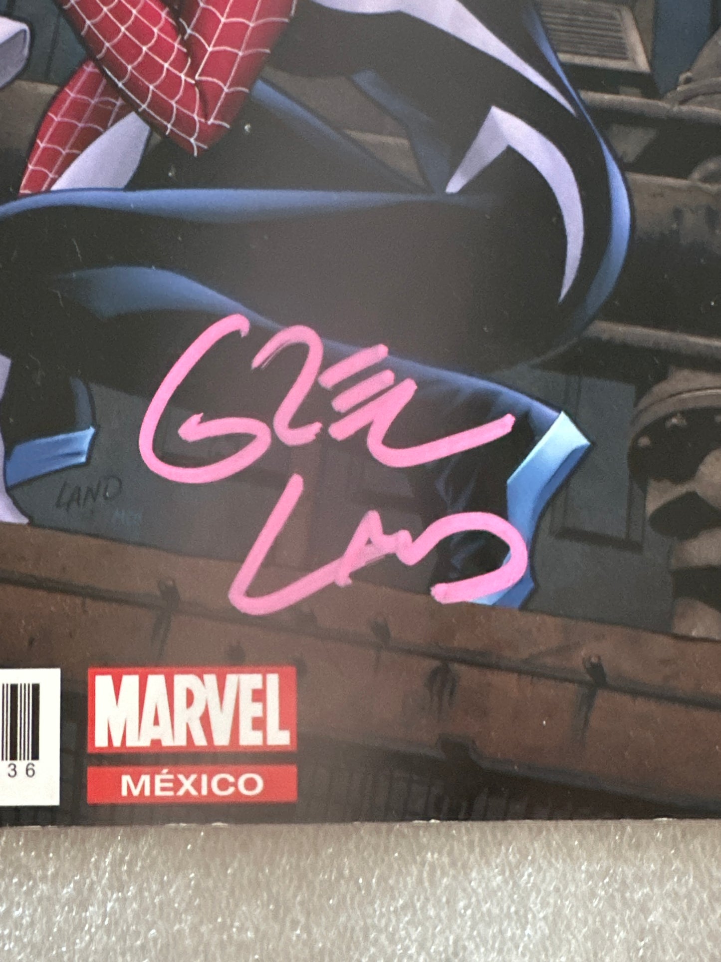 Edge of Spider-Verse #2 Mexico Land Variant Signed Marvel 2015