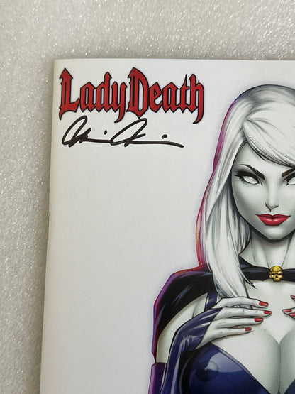 Lady Death #1 Jesse James Original Edition Signed by Pulido & James Coffin Comics 2018