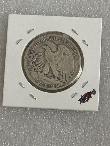 1936 S Walking Liberty Silver Half Dollar